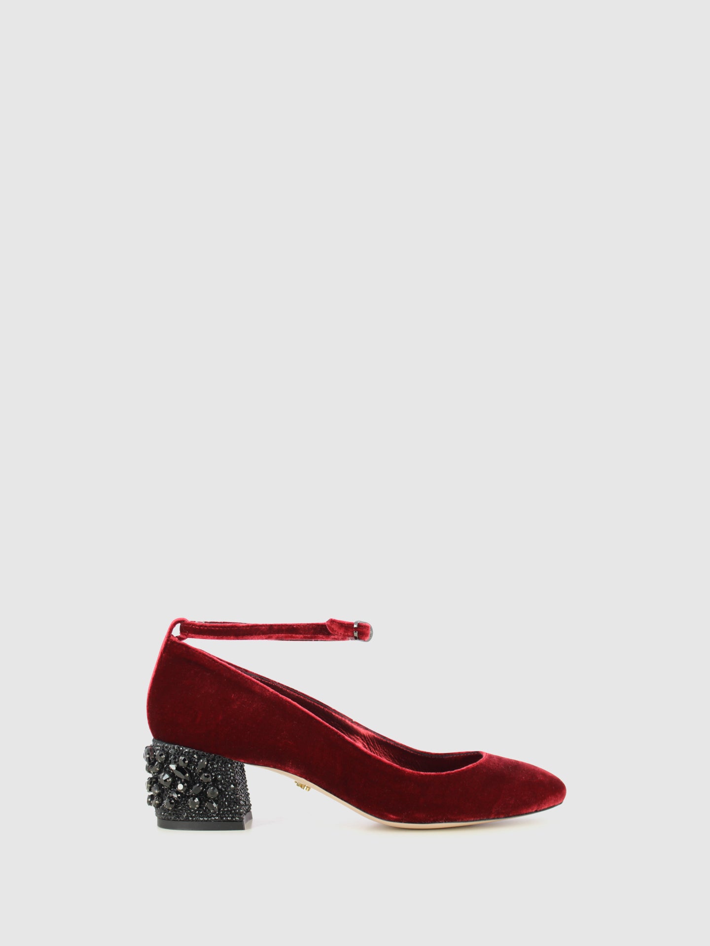 Le Silla DarkRed Ankle Strap Shoes