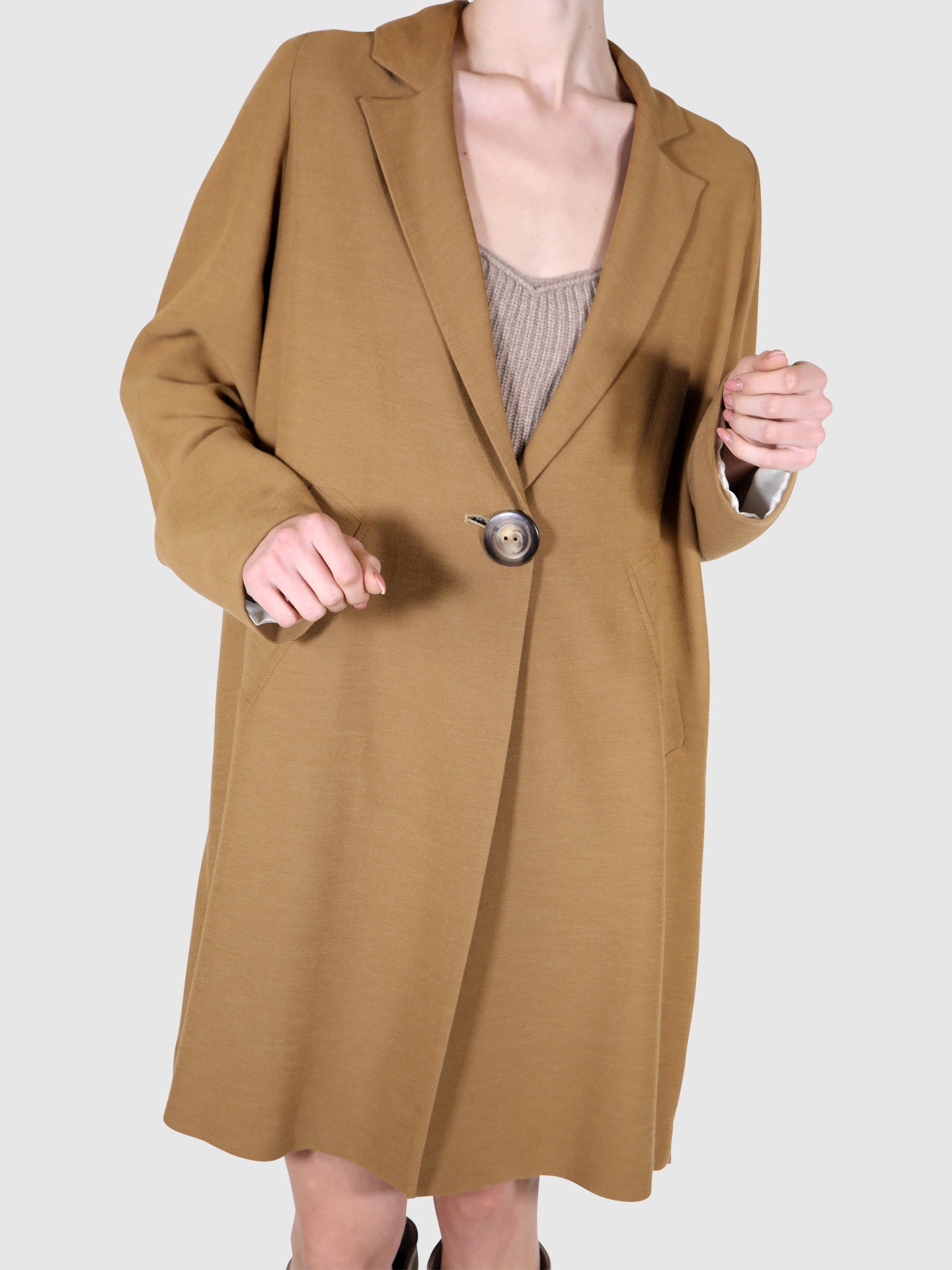 Erika Cavallini Camel Jacket