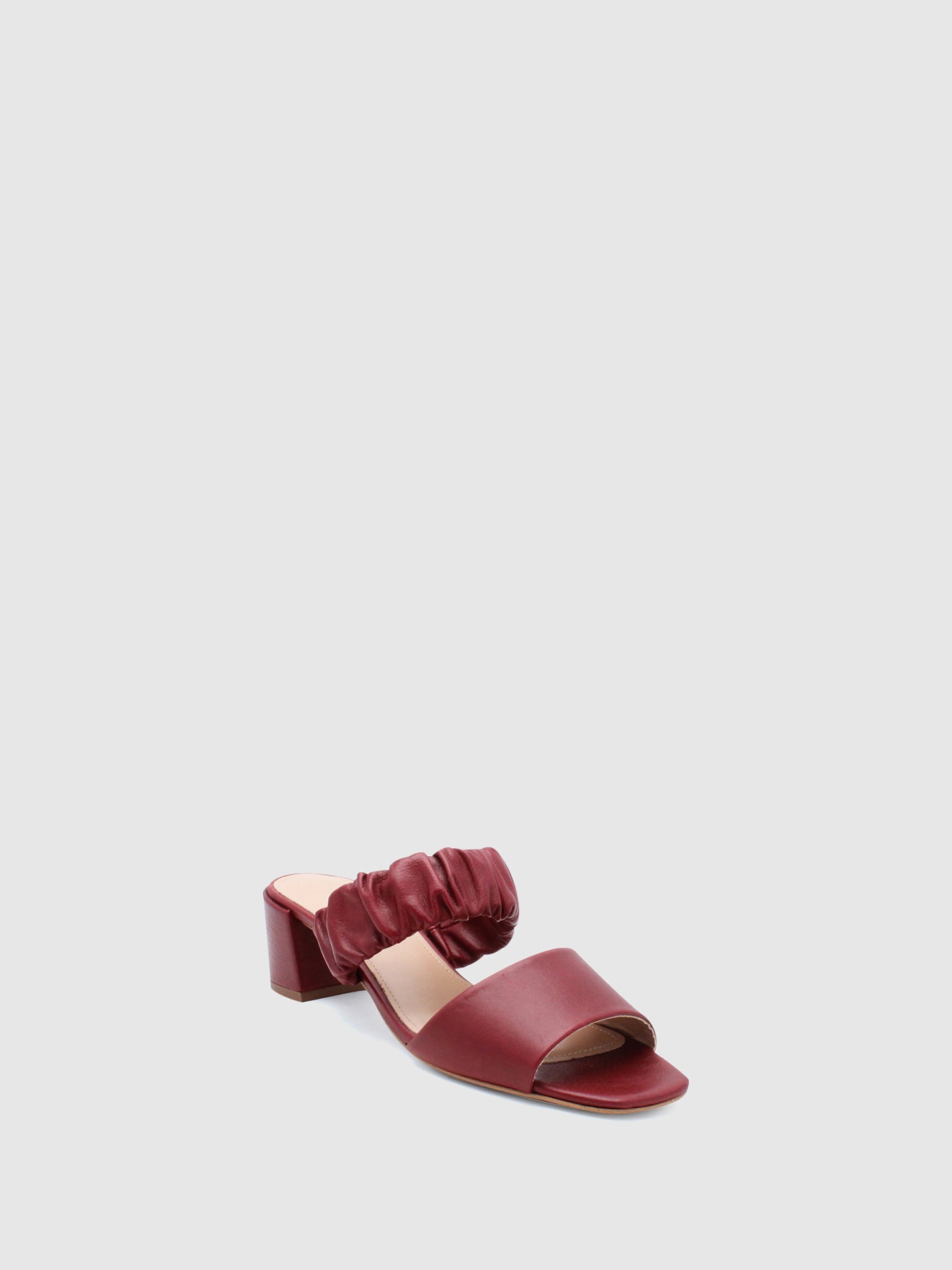 JJ Heitor Heel Sandals E01L3 Dark Red