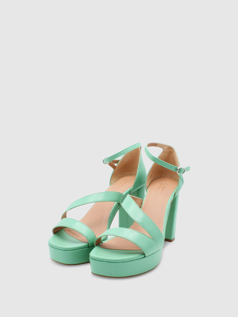 JJ Heitor Heel Sandals Impact Green