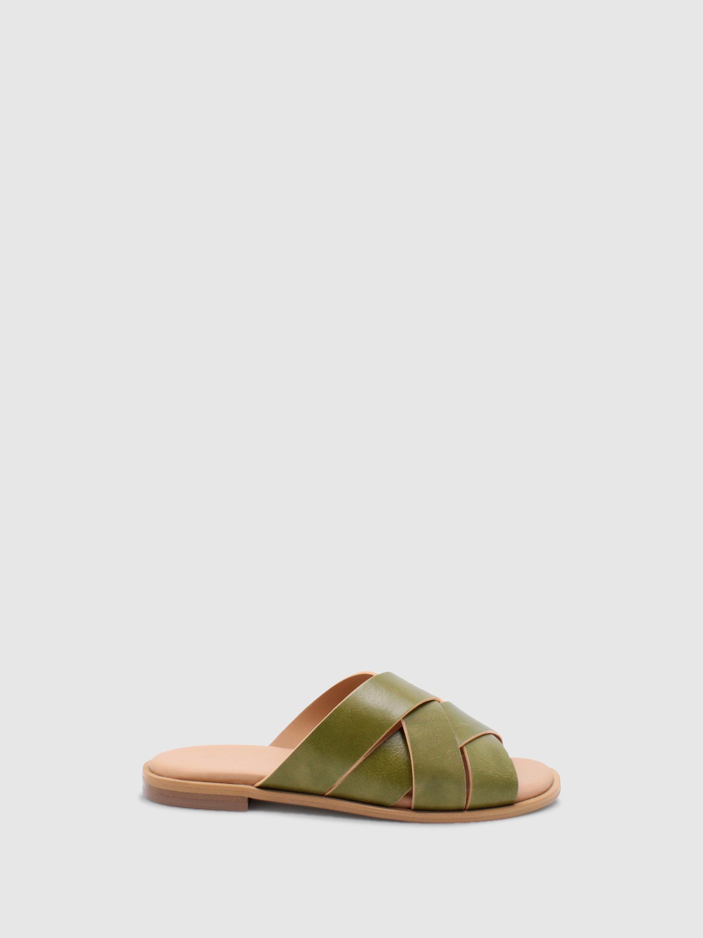 JJ Heitor Open Slippers Evergrren Green