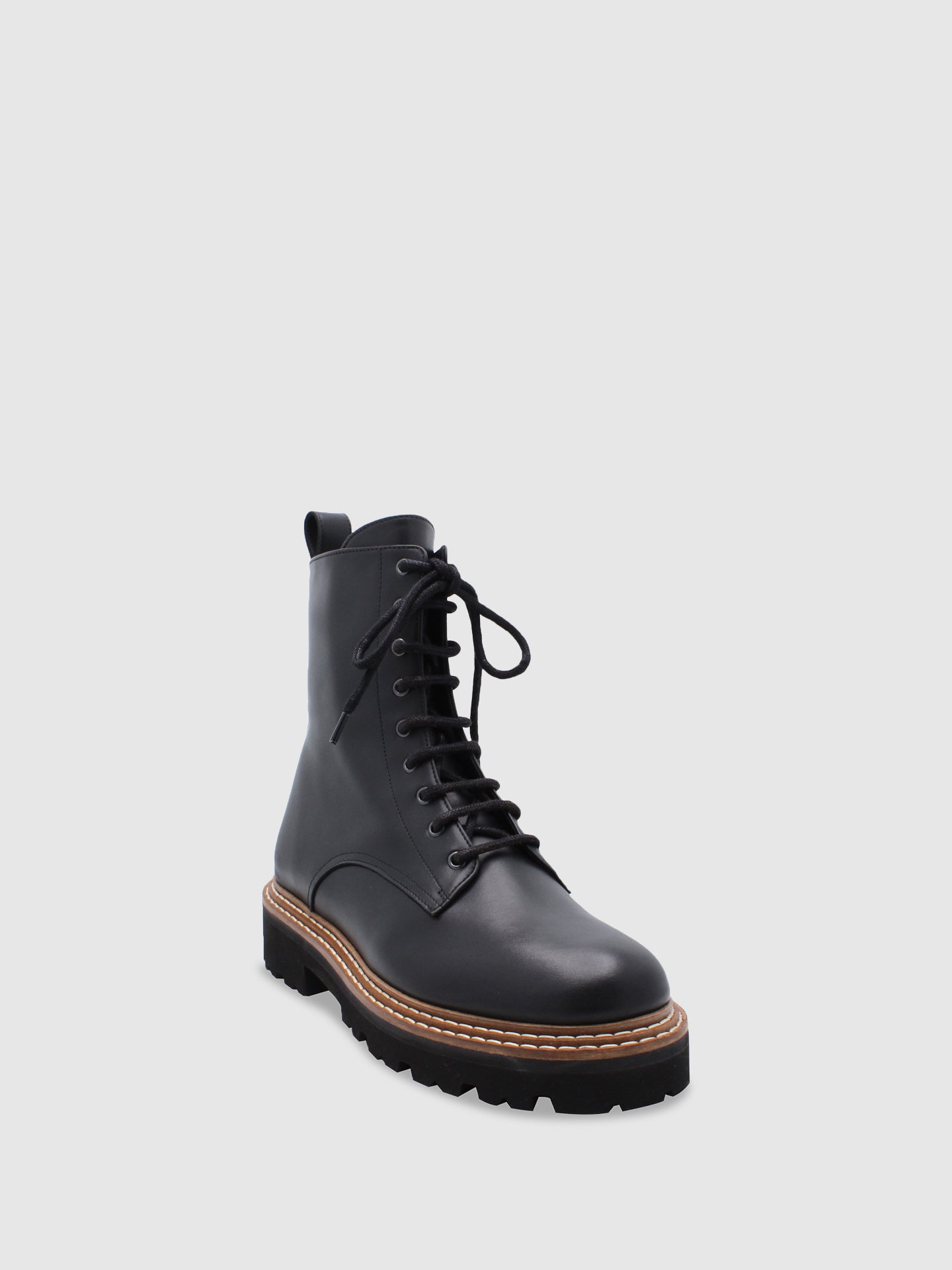 JJ Heitor Black Military Boots