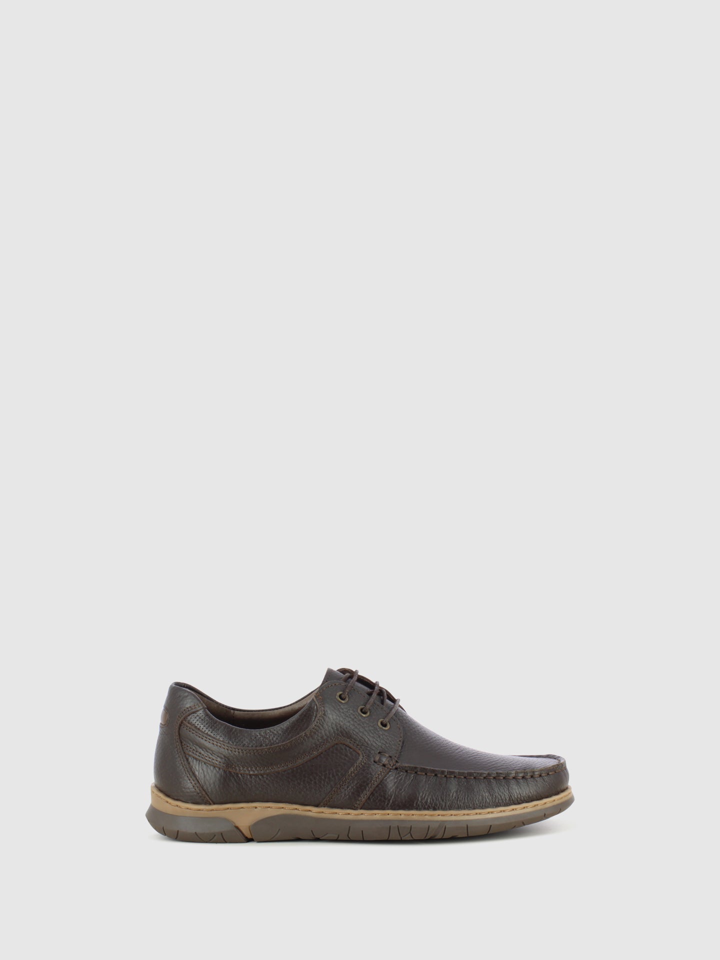 Foreva Brown Leather Lace-up Shoes