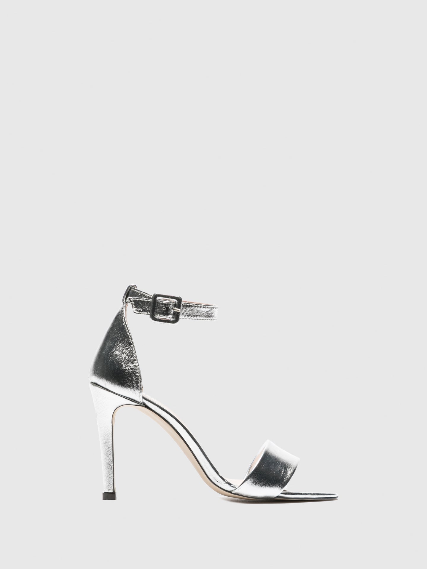 Foreva Silver Ankle Strap Sandals