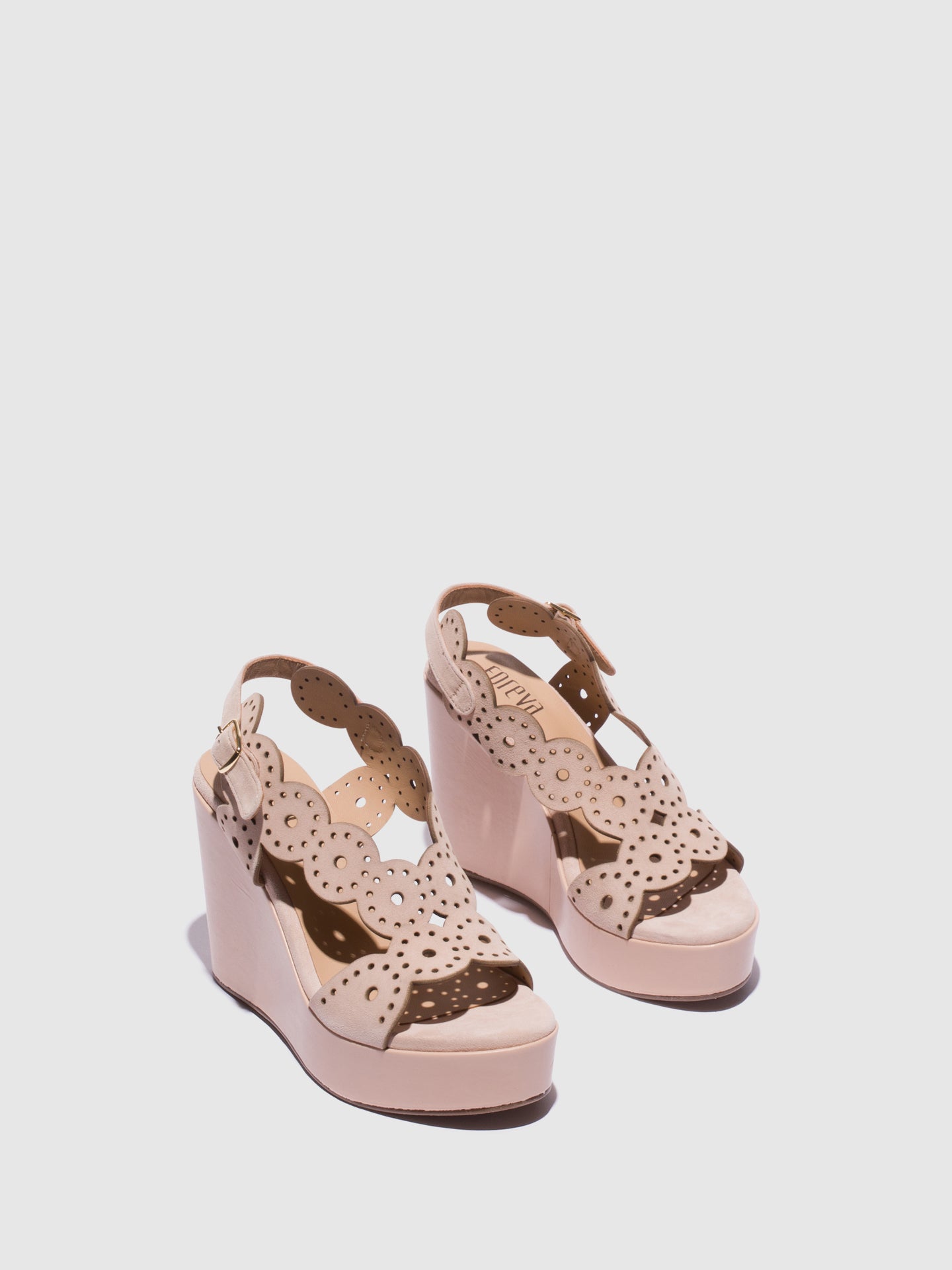 Foreva Beige Wedge Sandals