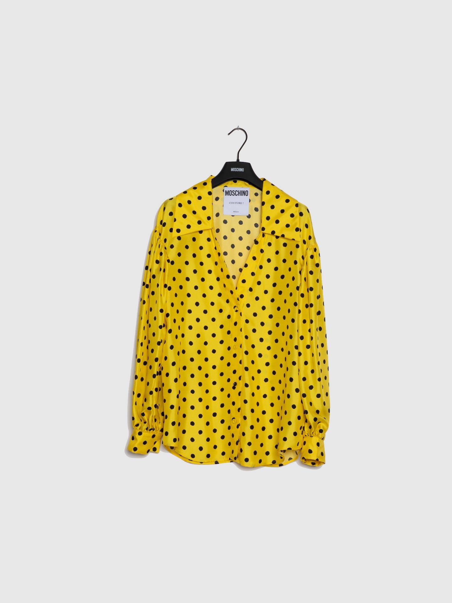 Moschino Camisa com Bolas em Amarelo e Preto