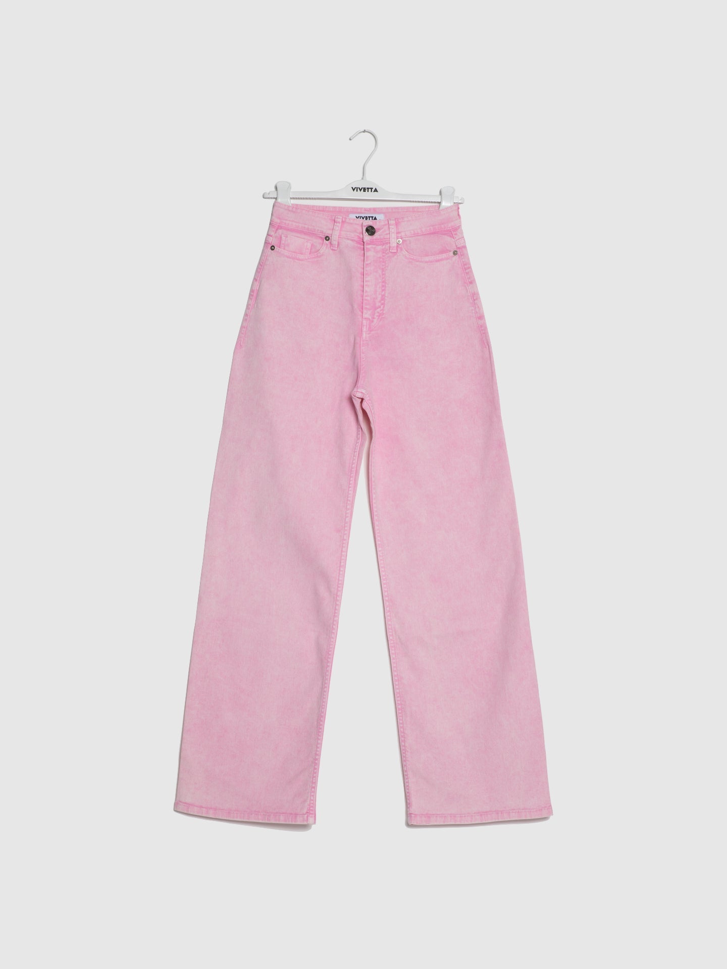 Vivetta Jeans Largas em Rosa