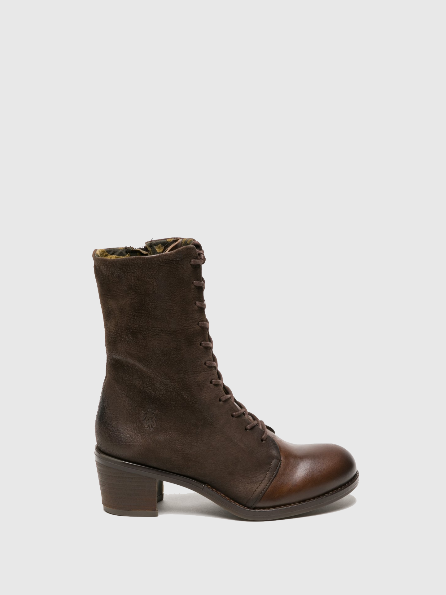 Fly London Brown Lace-up Ankle Boots