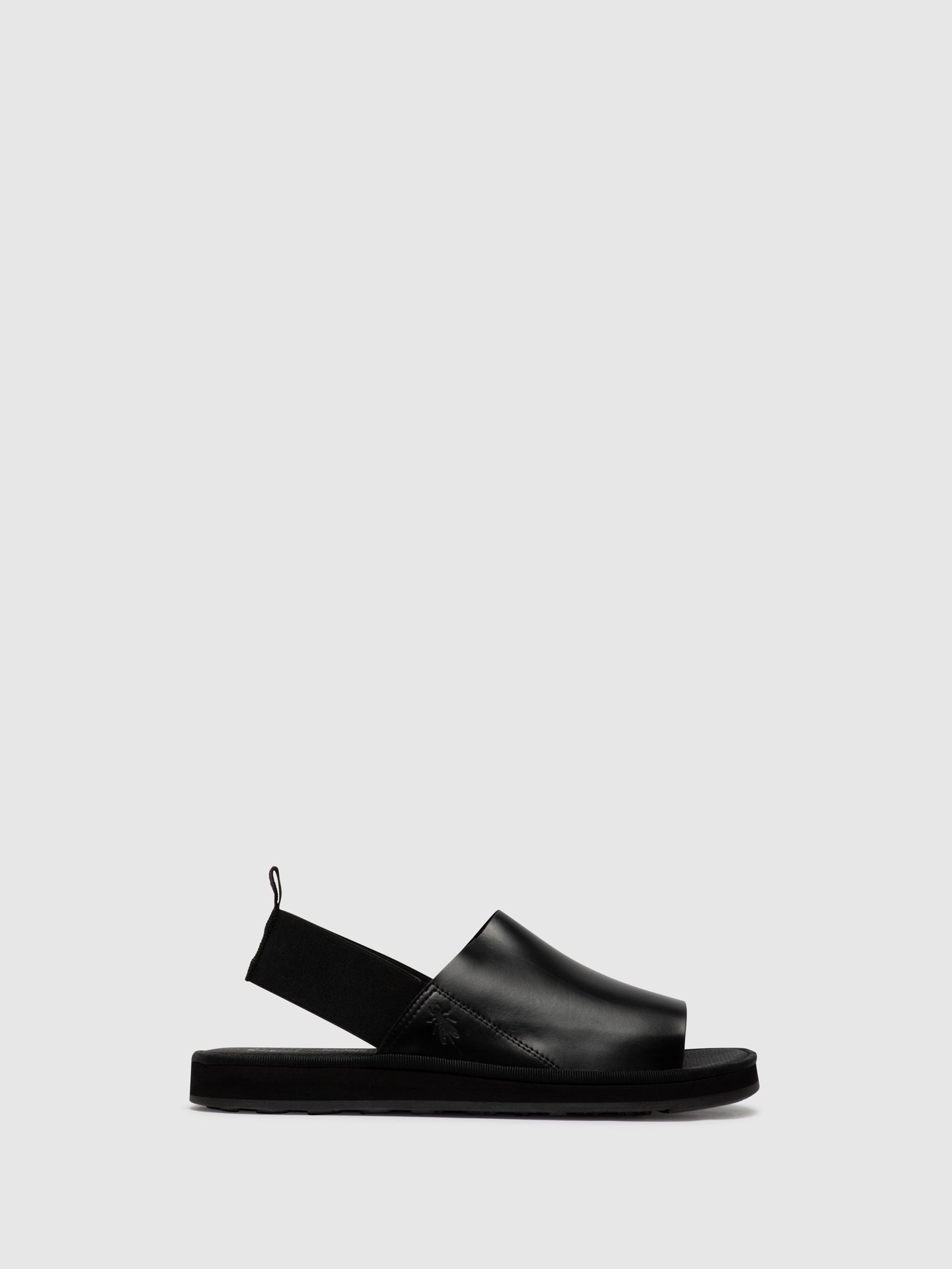 Fly London Black Open Toe Sandals