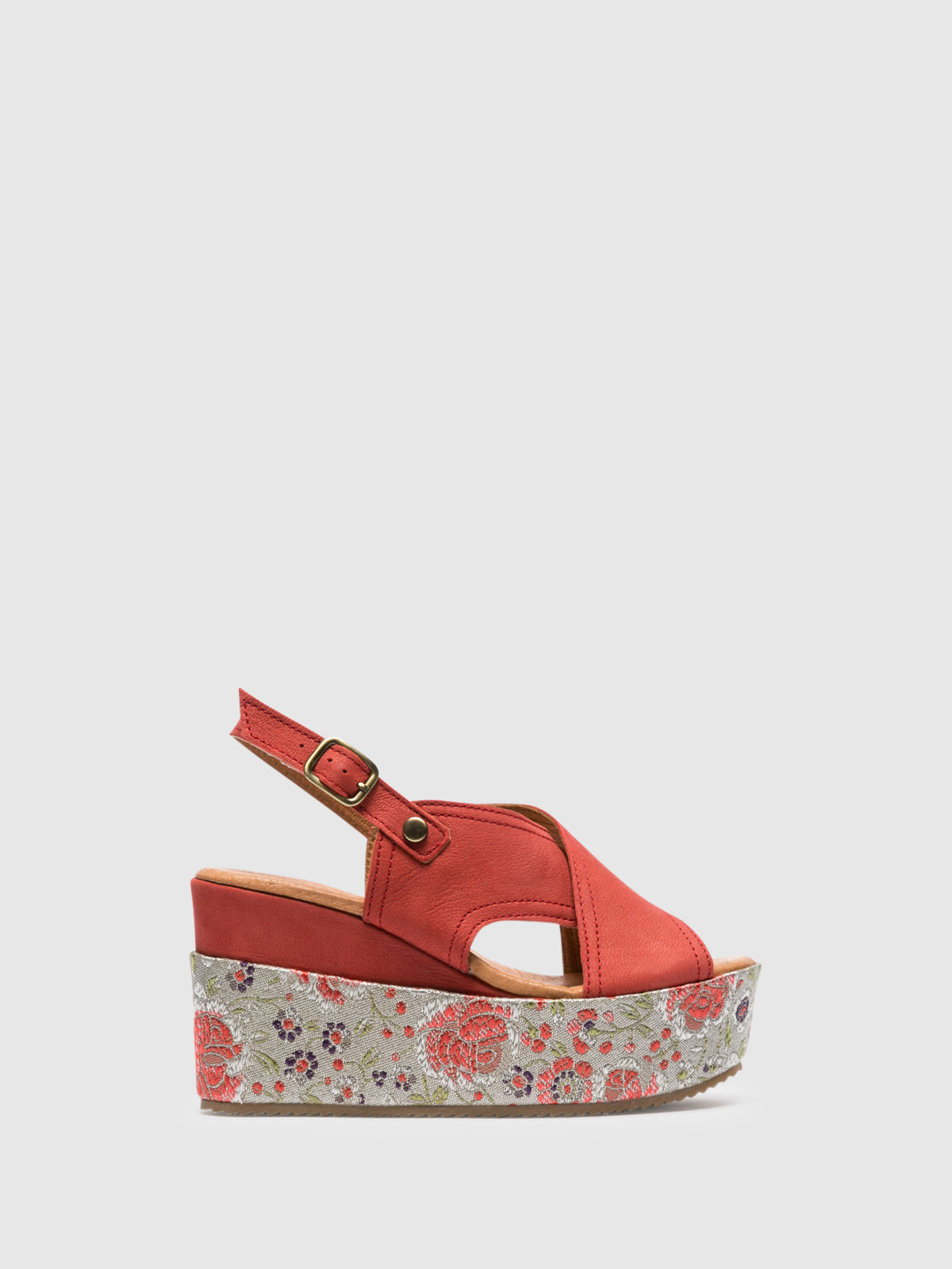 Foreva Red Platform Sandals