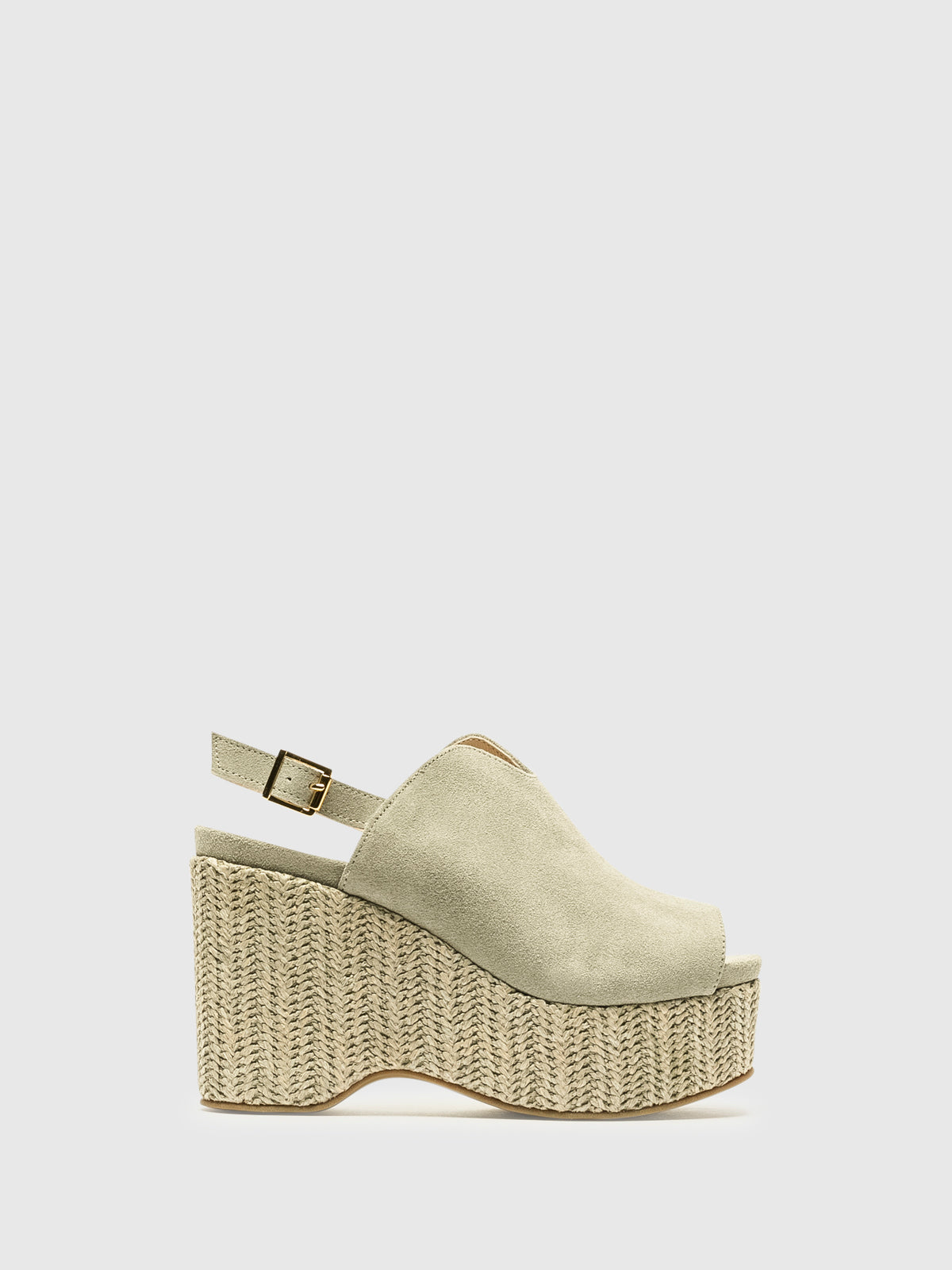 Foreva Gray Platform Mules