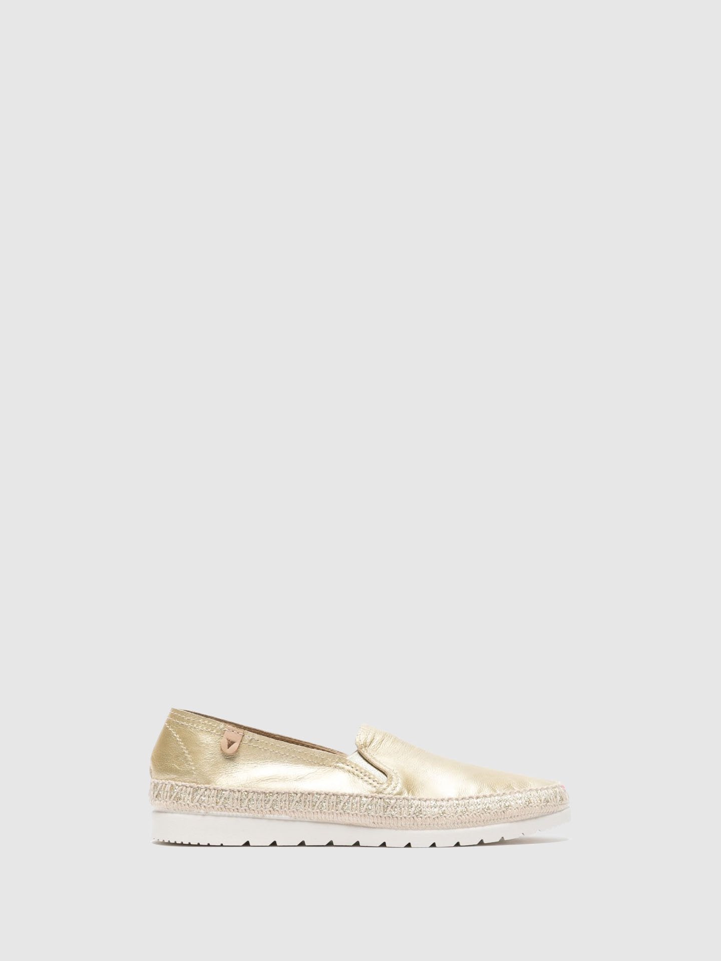 Foreva Gold Elasticated Espadrilles