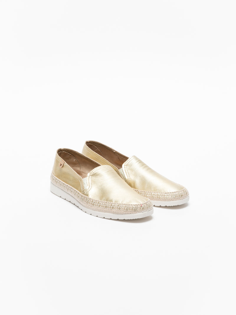 Foreva Gold Elasticated Espadrilles