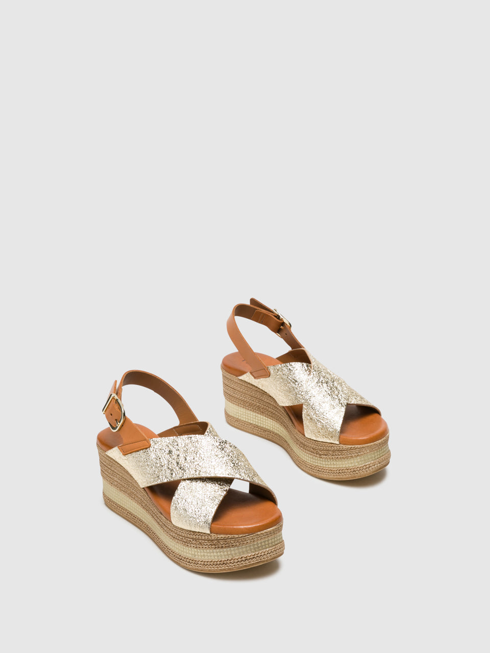 Foreva Gold Buckle Sandals