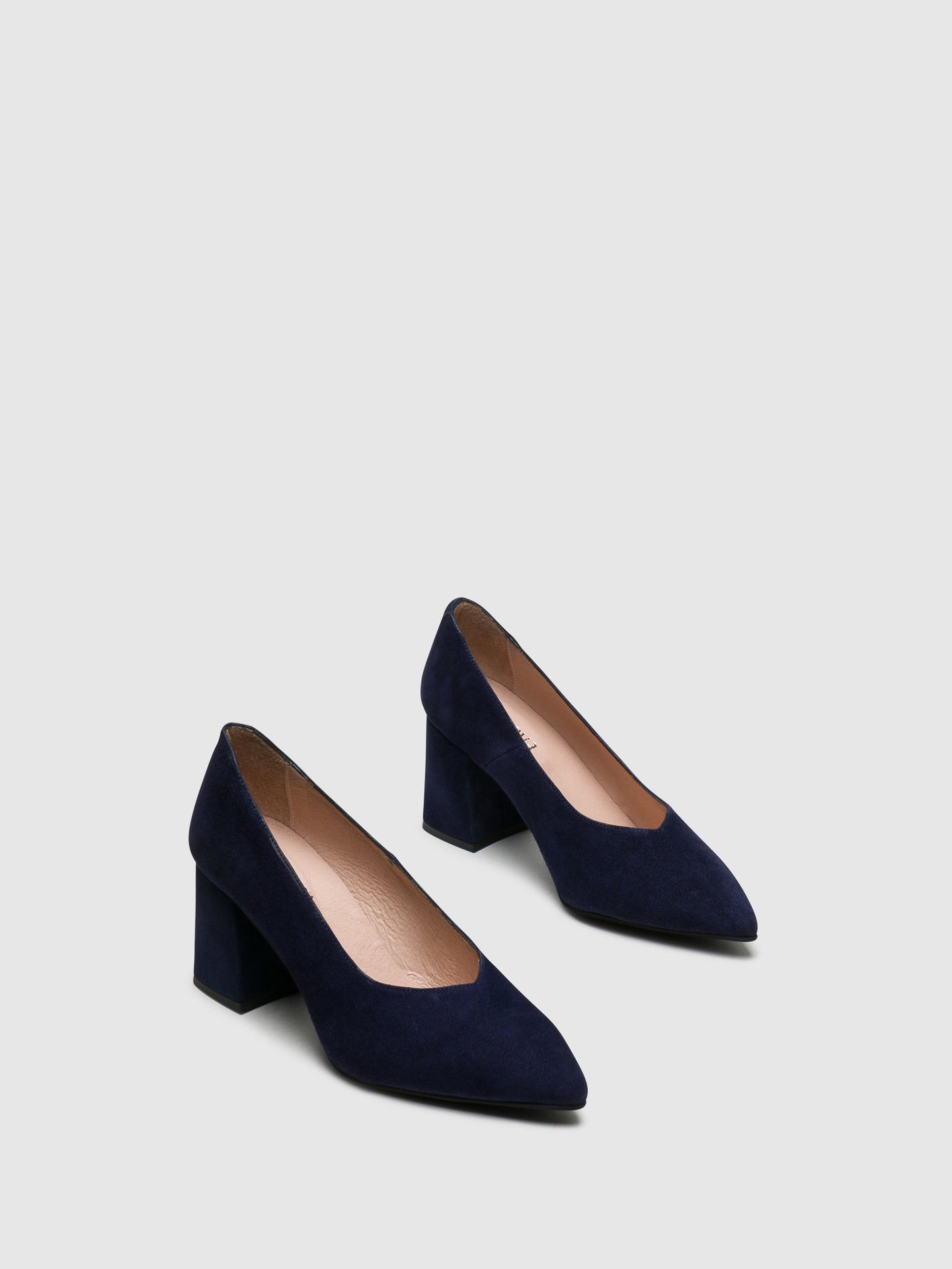 Foreva Blue Square Toe Pumps Shoes