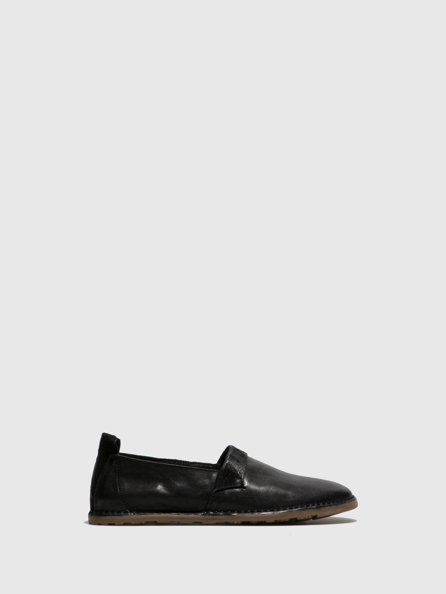 Fly London Black Slip-on Shoes