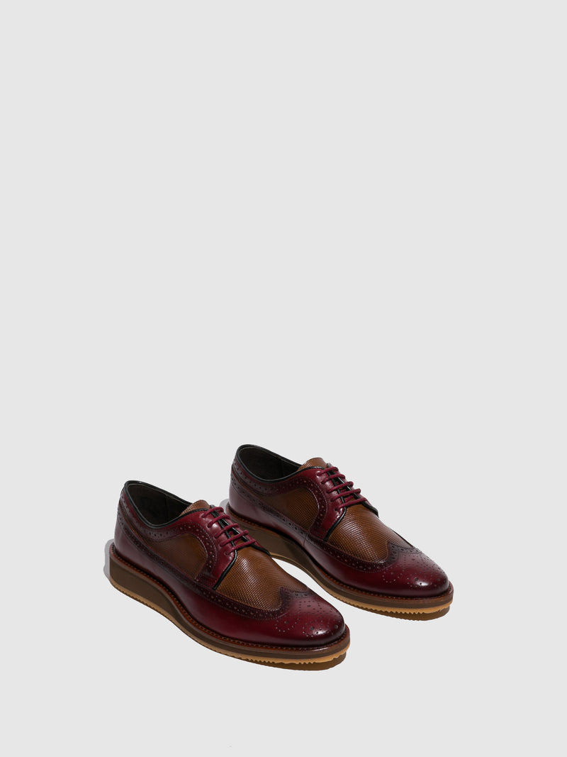 Foreva Crimson Lace-up Shoes