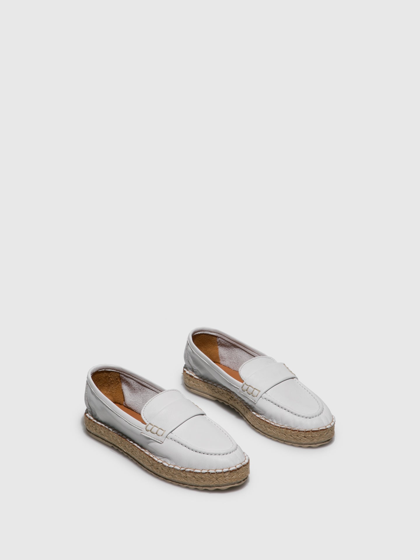 Foreva White Round Toe Espadrilles