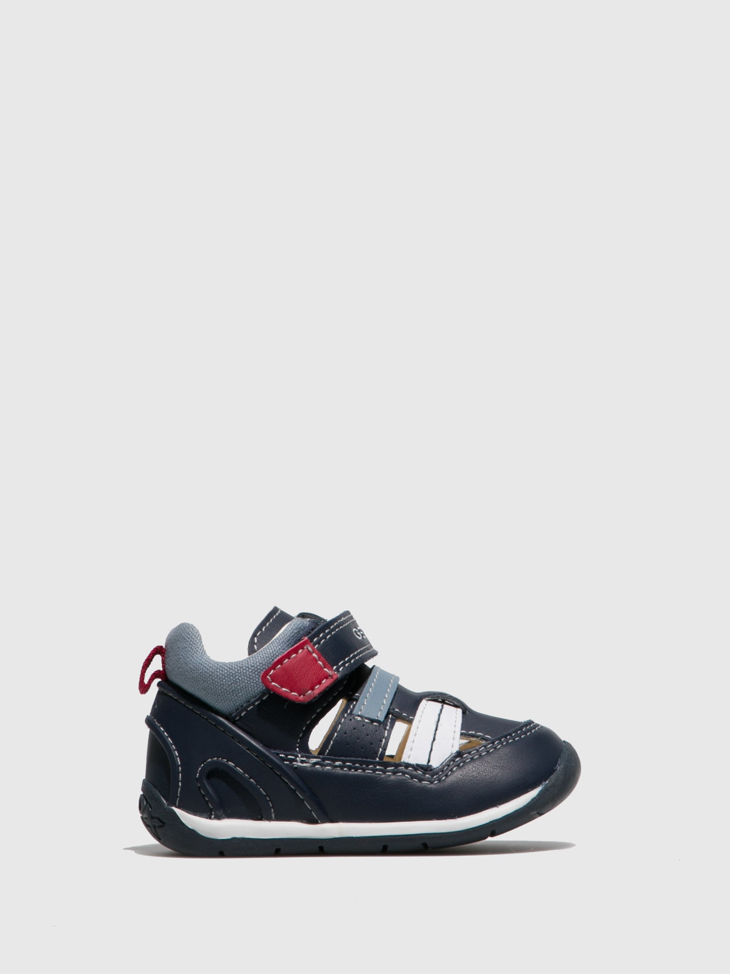 Geox Navy Velcro Trainers