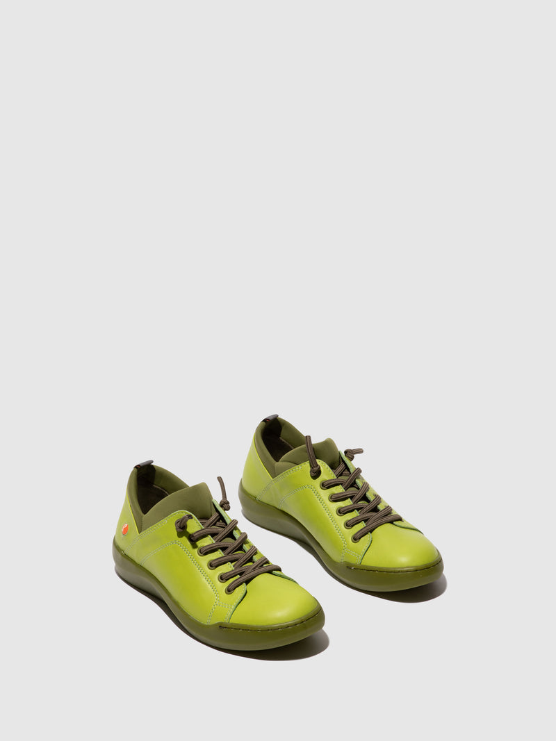 Softinos Elasticated Trainers BONN667SOF APPLE GREEN